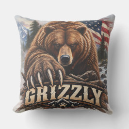 Grizzly – Amerikansk vildmark Kudde