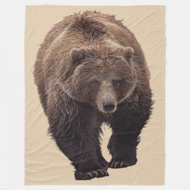 GRIZZLY BAR FLEECE BLANKET STOR (Framsidan)