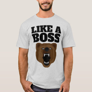 GRIZZLY BAR FUNNY CHEF MANAR T-SHIRTS