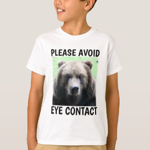 GRIZZLY BAR FUNNY KIDS BOYS T-SHIRTS