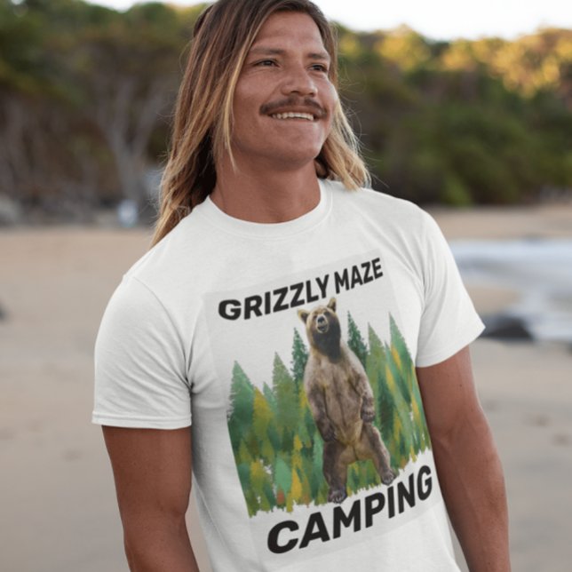 GRIZZLY BAR GRIZZLY MAZE CAMPING T SHIRTS (Skapare uppladdad)