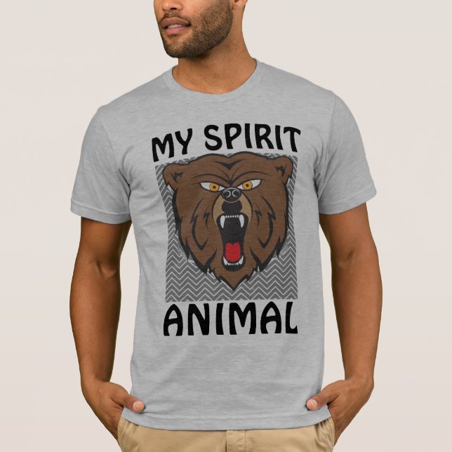 GRIZZLY BAR MIN SPRITDJUR T-Shirts (Framsida)