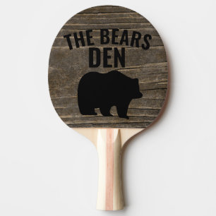 GRIZZLY BÄRA DEN PONG PADDLES PINGISRACKET