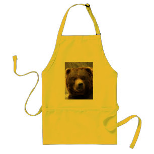 Grizzly Bear-017, Grizzlybjörn Förkläde