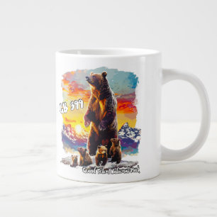 Grizzly Bear 399 4 Unge Grand Teton National Park Jumbo Mugg