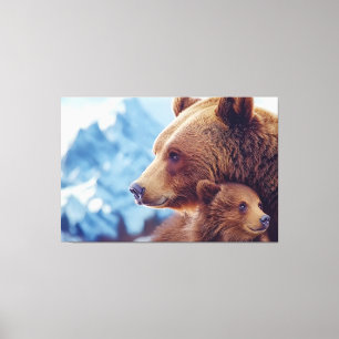 Grizzly Bear 399, GB 399 Canvastryck