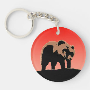 Grizzly Bear at Sunset - Original Wildlife Art