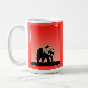 Grizzly Bear at Sunset - Original Wildlife Art Kaffemugg