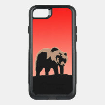 Grizzly Bear at Sunset - Original Wildlife Art