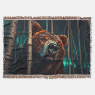 Grizzly Bear i Skogen Filt
