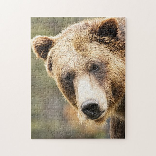 GRIZZLY BEAR JIGSAW PUZZLE PUSSEL (Vertikal)
