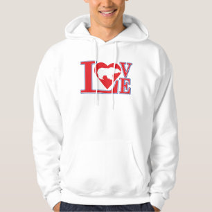 Grizzly Bear Kärlek Hoodie