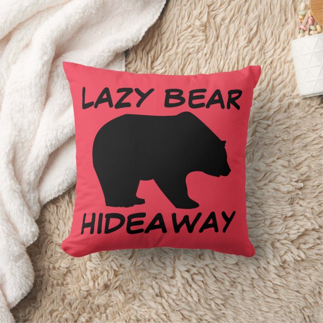 GRIZZLY BEAR LAZY BEAR HIDEAWAY Dekorativ kudde (Filt)