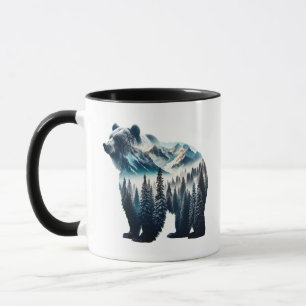 Grizzly Bear Mountains and Forests Mugg