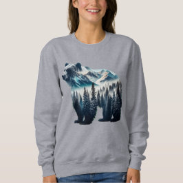 Grizzly Bear Mountains and Forests T Shirt