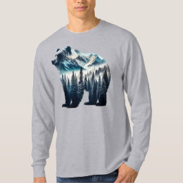 Grizzly Bear Mountains and Forests T Shirt