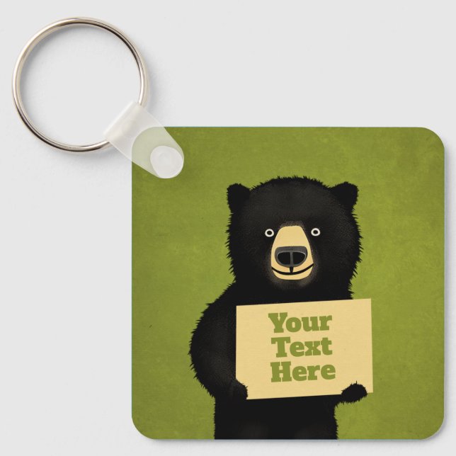 Grizzly Bear Nyckelring (Framsida)