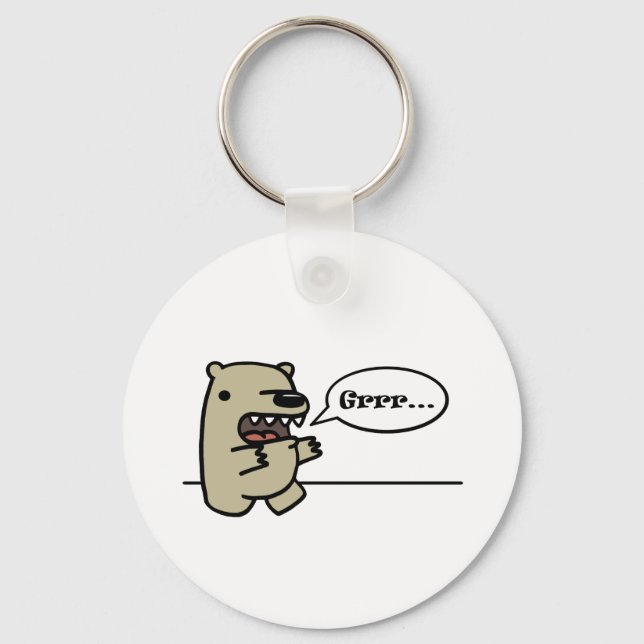Grizzly Bear Nyckelring (Framsida)