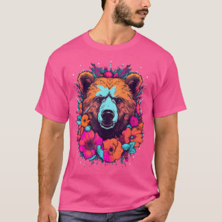 Grizzly Bear Outdoor Nature Alaska Hunking Hiking T Shirt