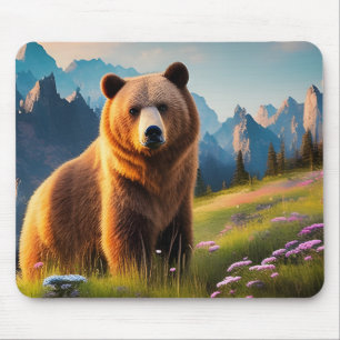 Grizzly Bear på bergssidan Musmatta