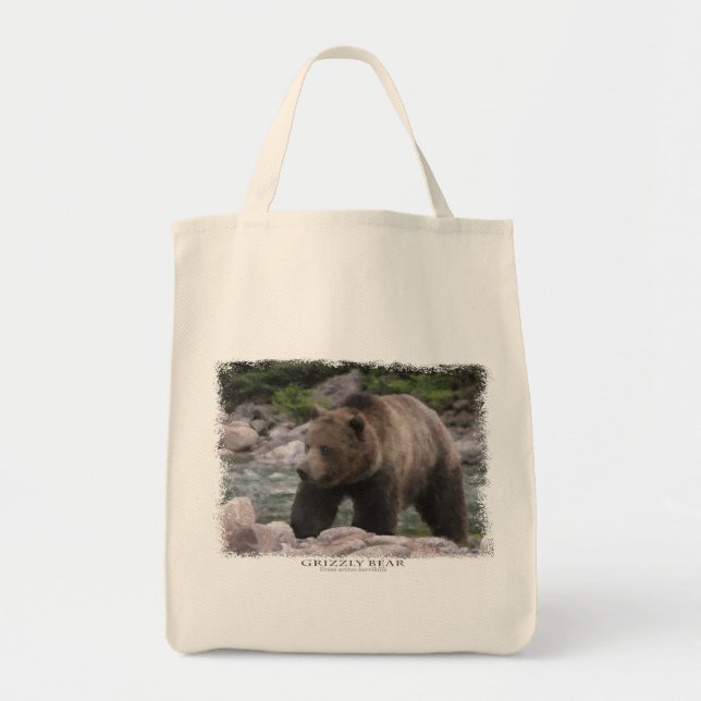 Grizzly Bear - Pastellkritor Tygkasse (Framsidan)
