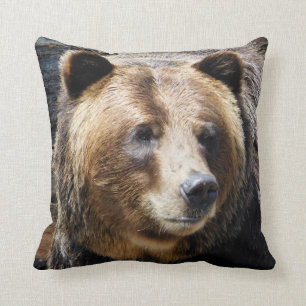 Grizzly Bear Photo Kudde
