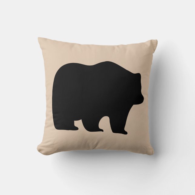 GRIZZLY BEAR PILLOWS KUDDE (Framsida)