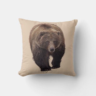 GRIZZLY BEAR PILLOWS KUDDE