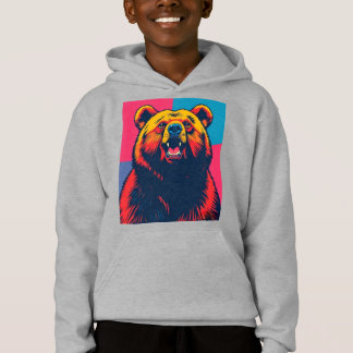 Grizzly Bear Pop Art T Shirt