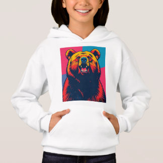 Grizzly Bear Pop Art T Shirt