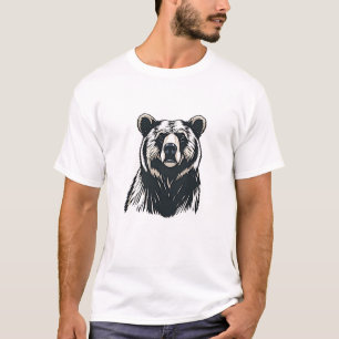 Grizzly Bear porträtt T-Shirt