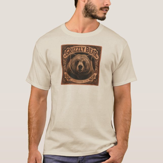 Grizzly Bear Preppers, Klubb T Shirt (Framsida)