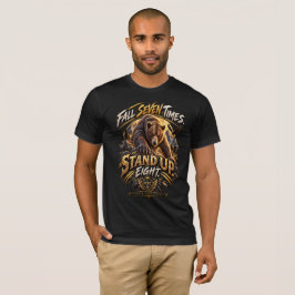 Grizzly Bear Resilience Motivational T Shirt