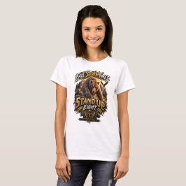 Grizzly Bear Resilience Motivational T Shirt