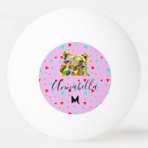 Grizzly Bear Rosa Pingisboll
