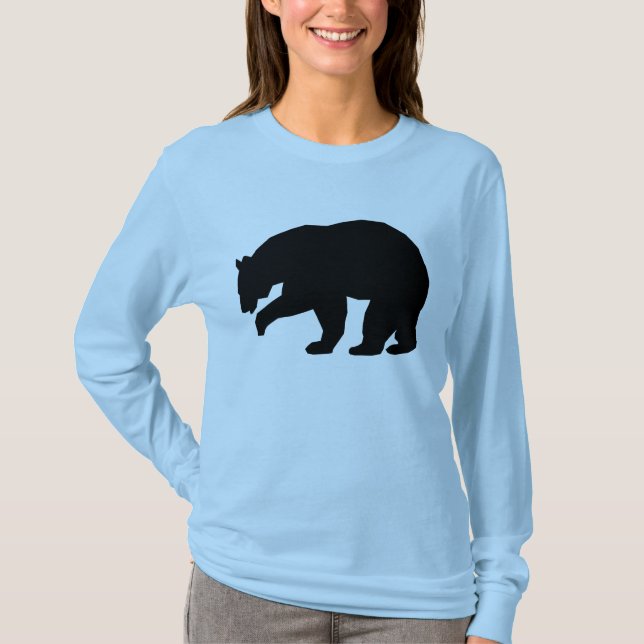 GRIZZLY BEAR SILHOUETTE T-SHIRTS T-SHIRT (Framsida)