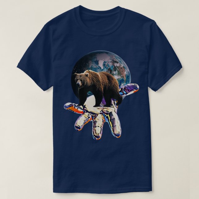 Grizzly Bear T Shirt (Design framsida)