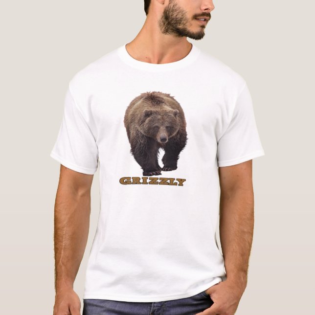 Grizzly Bear T-Shirt (Framsida)