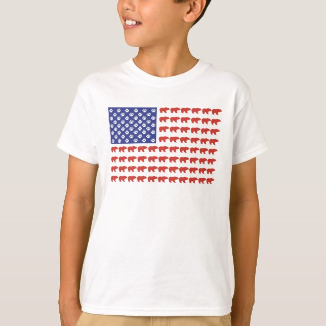 Grizzly Bear T Shirt (Framsida)