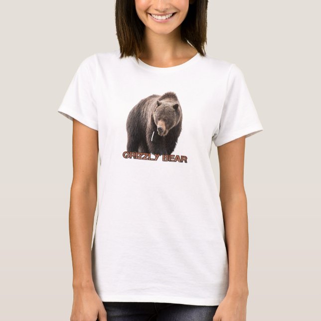 Grizzly Bear T-Shirt (Framsida)