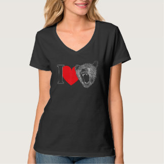 Grizzly Bear Tee for Women Manar Mamma Pappa Siste