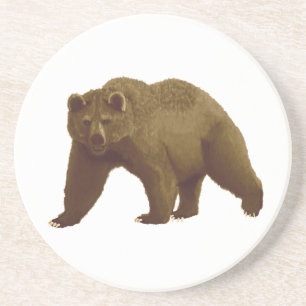 Grizzly Bear Underlägg Sandsten