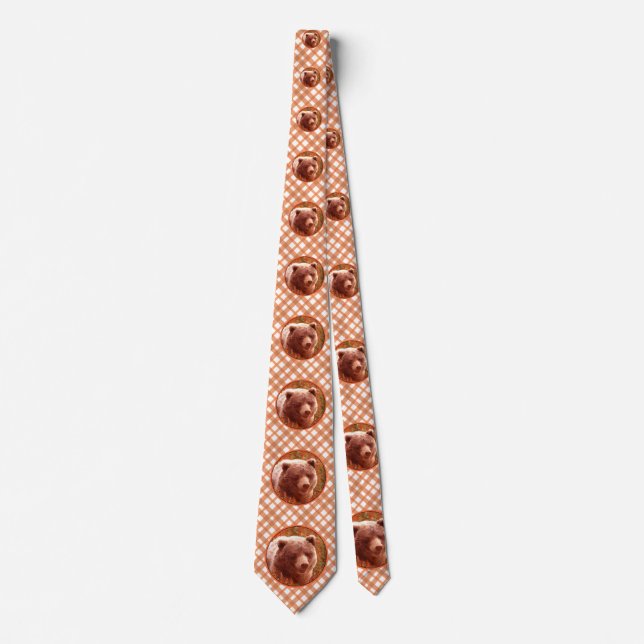 Grizzly Bear Unge i Fireweed Painting Wildlife Art Slips (Framsida)