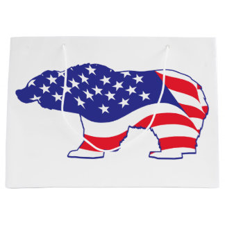 Grizzly Bear USA flagga