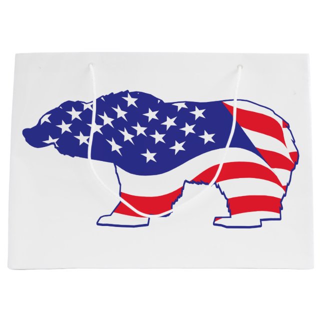 Grizzly Bear USA flagga (Framsidan)