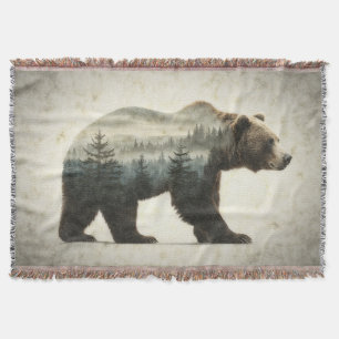 Grizzly Bear Wilderness Art Filt