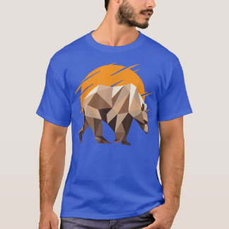 Grizzly Bear Wildlife Animal Lover Forest Bear Ret T Shirt