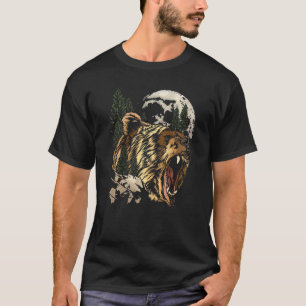 Grizzly Bear Wildlife Nature Spirit Animal Totem F T Shirt
