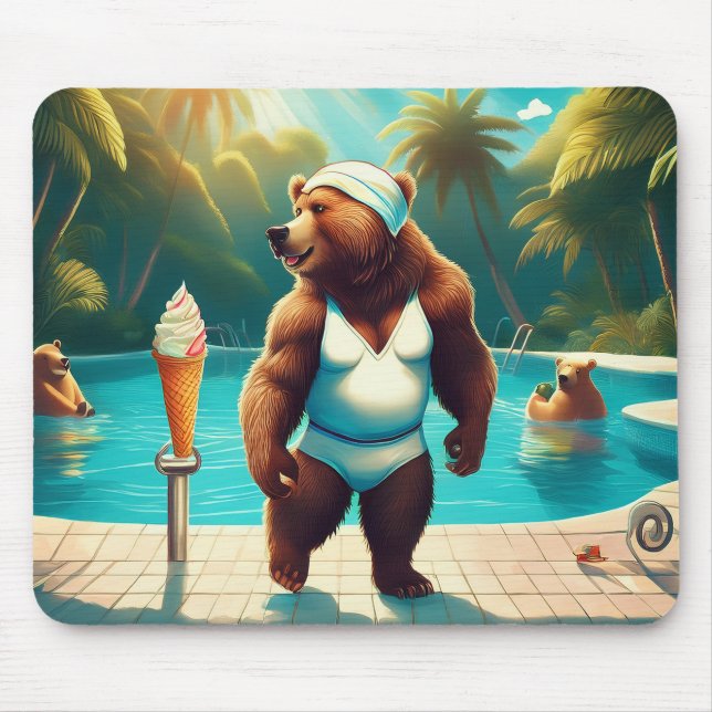 Grizzly Bears vid Bassäng Musmatta (Framsidan)