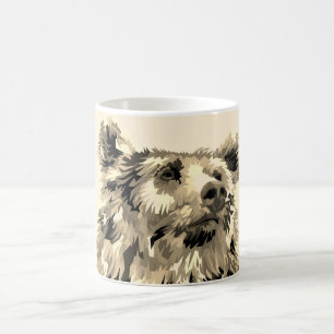 Grizzly björn mugg
